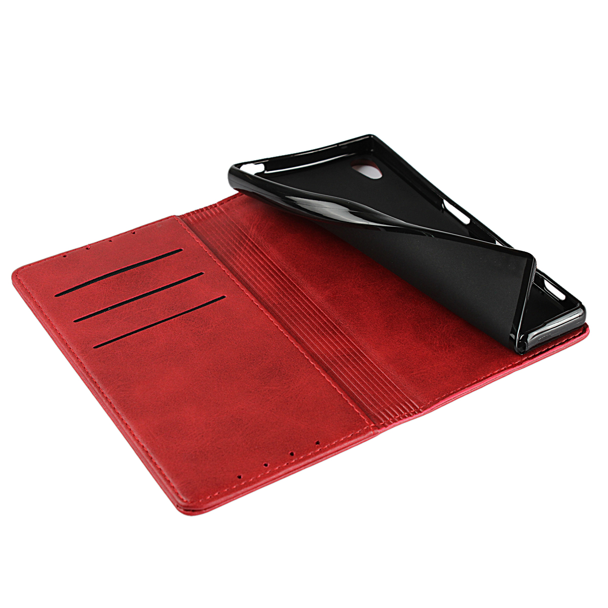 Sony Xperia Z5 XZ2 Premium XZ3 XZ1 Compact  XA1 XA2 Ultra Cover Magnetic flip wallet protective Case