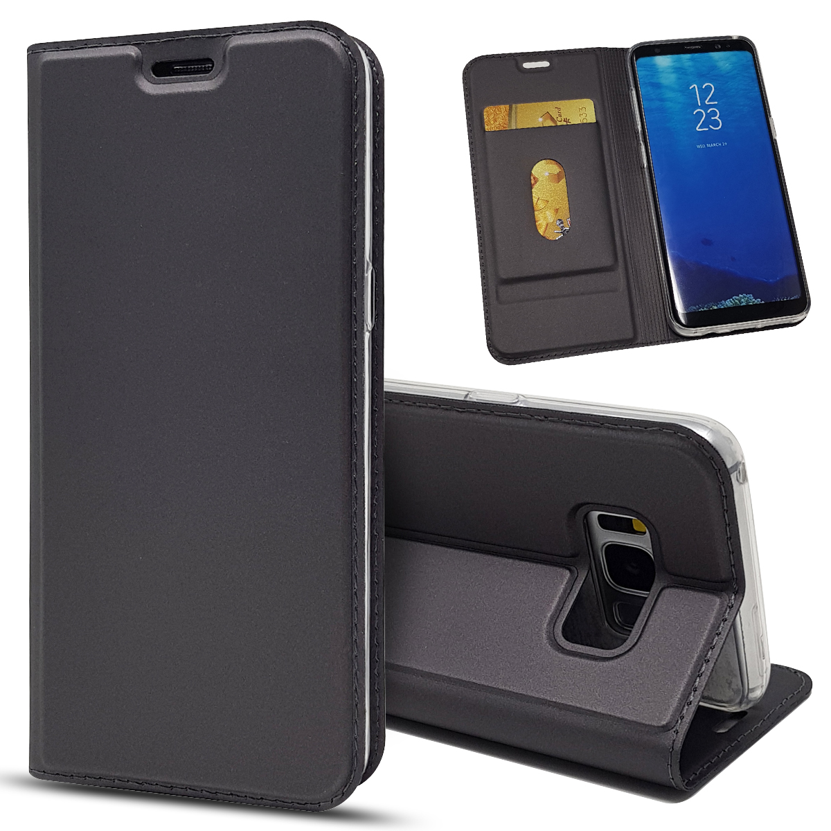 Huawei Nova 4 /Nova 2 Plus/Nova 3 i /P30 Pro P20 P9 P10 Cover magnetic shockproof PU protective Case