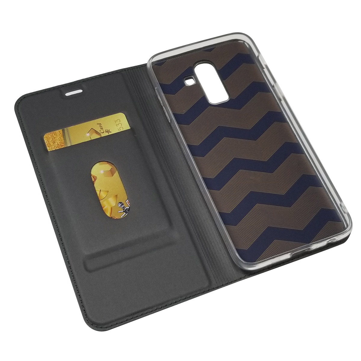 Samsung Galaxy J8 2018/J2 pro J2 Prime J3 J5 J7 2017 J4 J6 J7 Plus Cover magnetic PU protective Case
