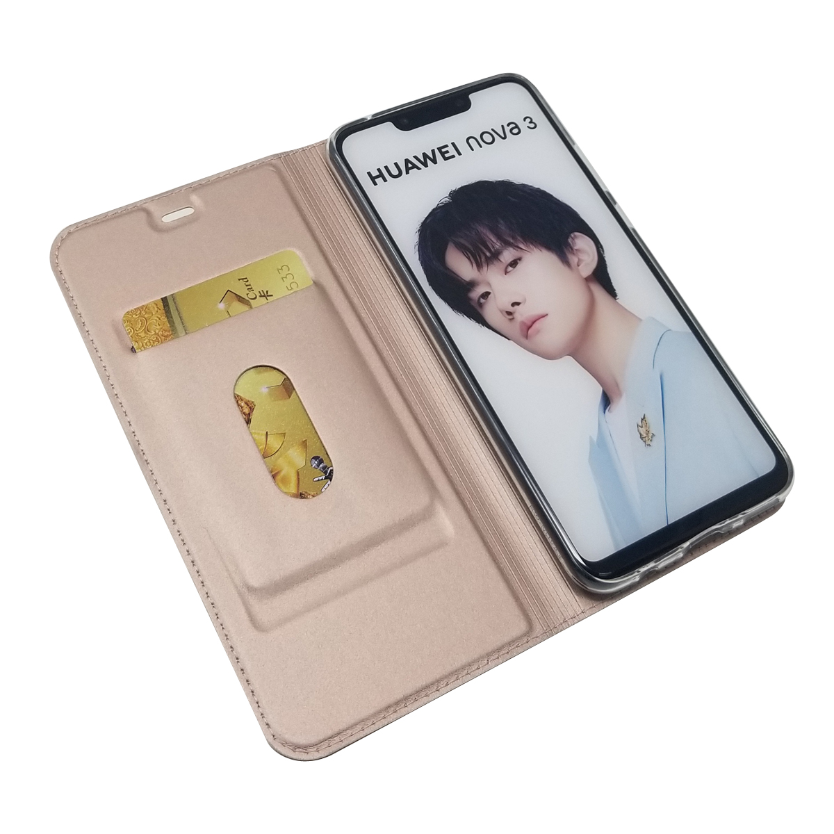 Huawei Nova 4 /Nova 2 Plus/Nova 3 i /P30 Pro P20 P9 P10 Cover magnetic shockproof PU protective Case