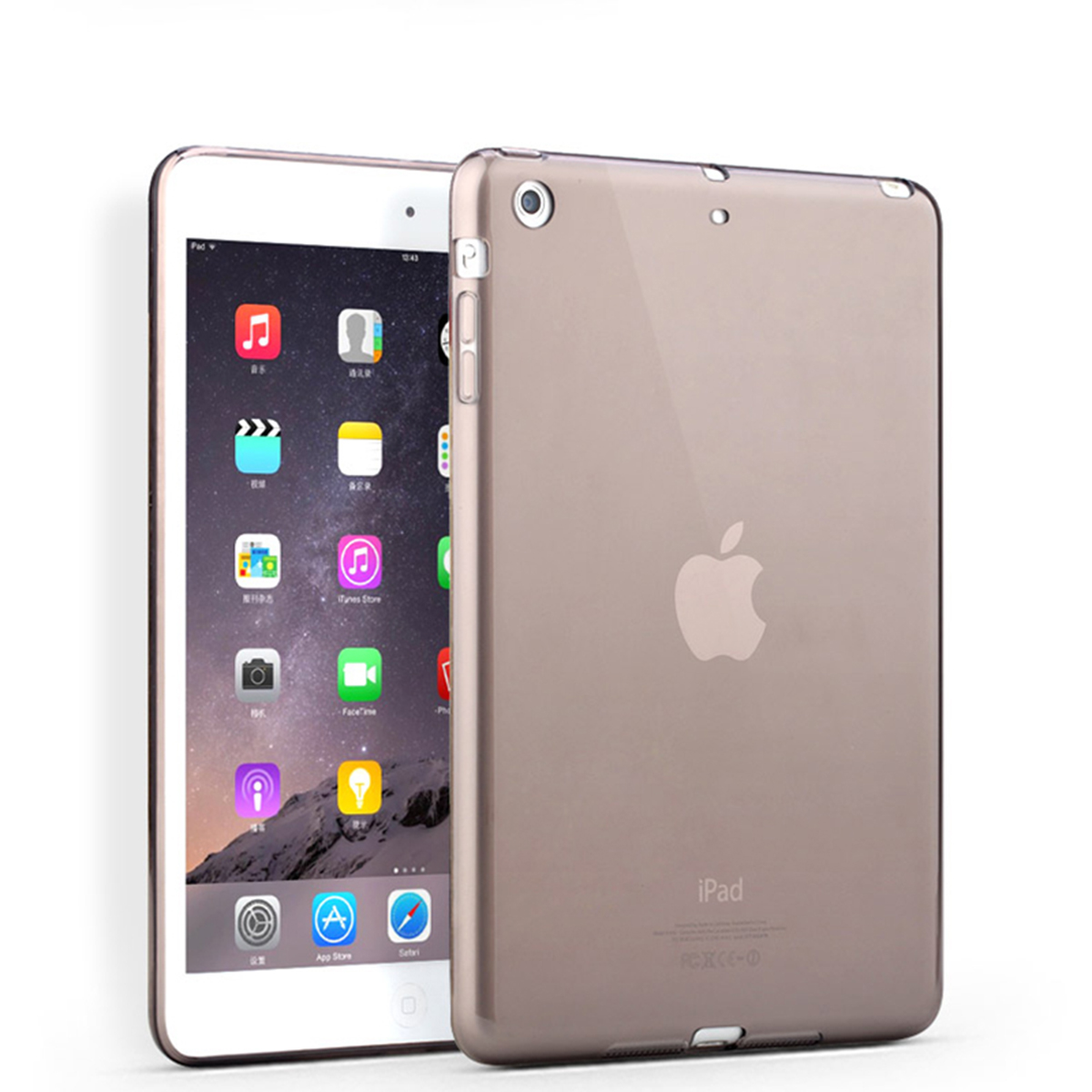 Apple iPad Air1 Air2 iPad 2 3 4 5 6/iPad mini 1 2 3 4 5 Ultra-thin silicone Cover pure soft TPU Case