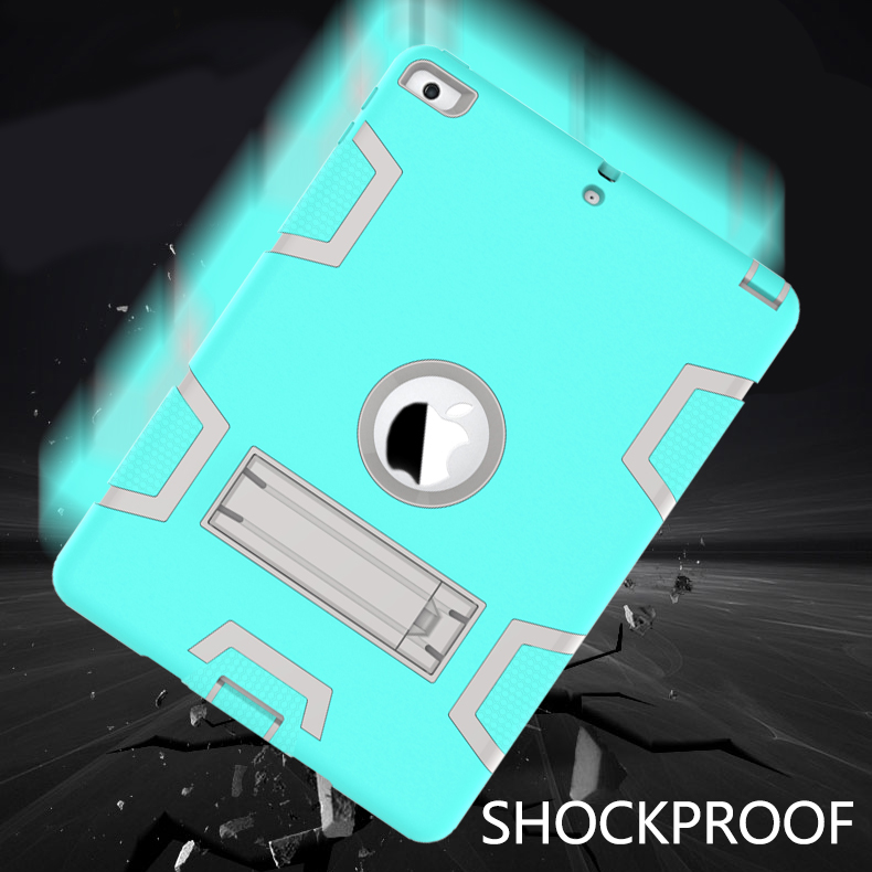 AppIe iPad pro 9.7/iPad 2 3 4/iPad mini 1 2 3 4 shockproof shatter-resistant bracket protector Cover