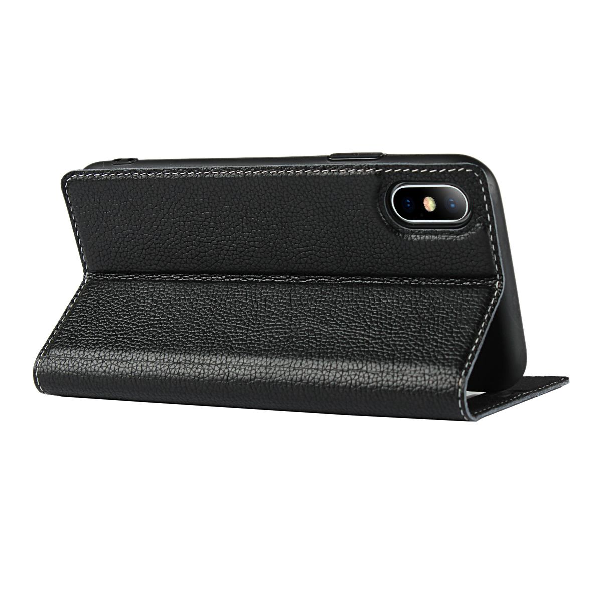 Apple iPhone X Xs max XR/iPhone 7 8  5s 5se 6s Plus Cove [Visual Window]Shockproof Flip leather Case