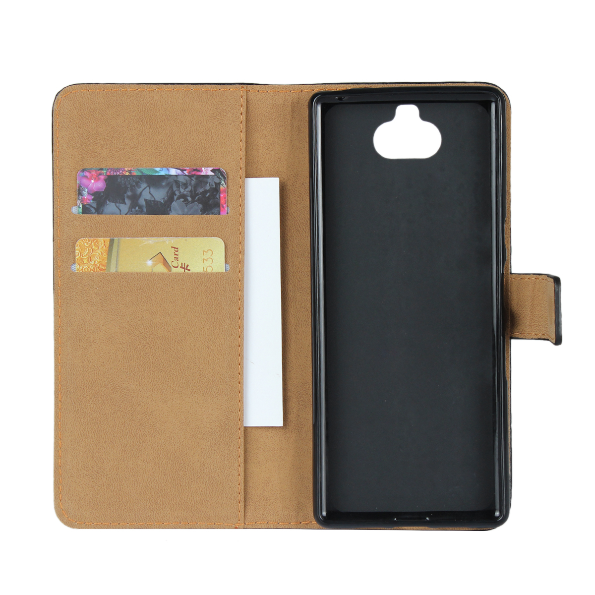 Sony Xperia XA3/XA2 PLUS/XA1 Ultra/XZ3/XZ1/L2/L1[Card Slot]Shockproof Folio Flip Wallet Leather Case
