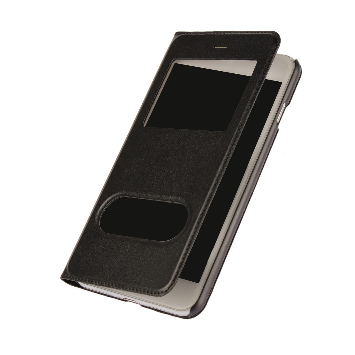 Apple iPhone 6 6s 7 8 Plus/5s/5se iPhone X Case[visual answering window]Shockproof Flip Leather Case