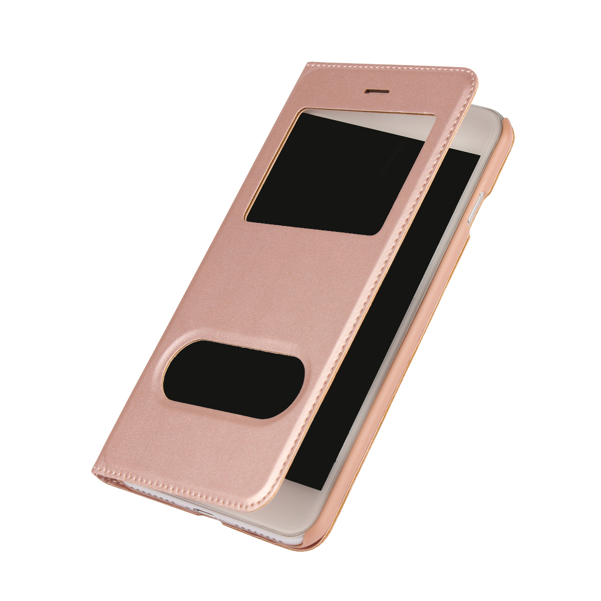 Apple iPhone 6 6s 7 8 Plus/5s/5se iPhone X Case[visual answering window]Shockproof Flip Leather Case