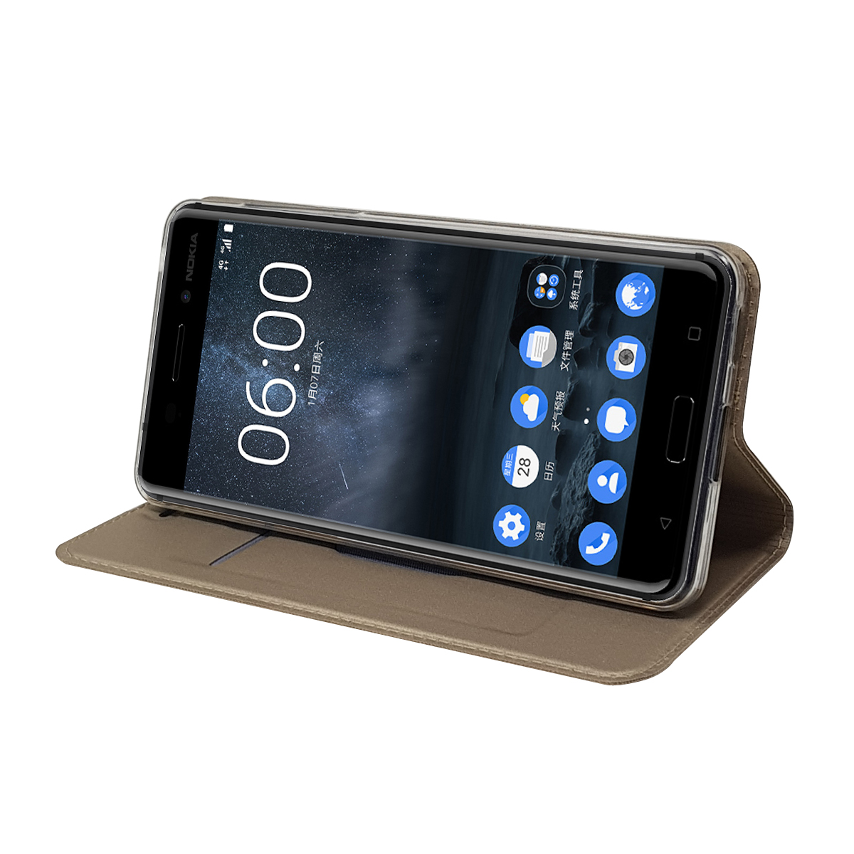 Nokia 9/ 8 /Nokia 7 plus/Nokia 6 5 3 2/Nokia X6 New magnetic shockproof PU protective leather case