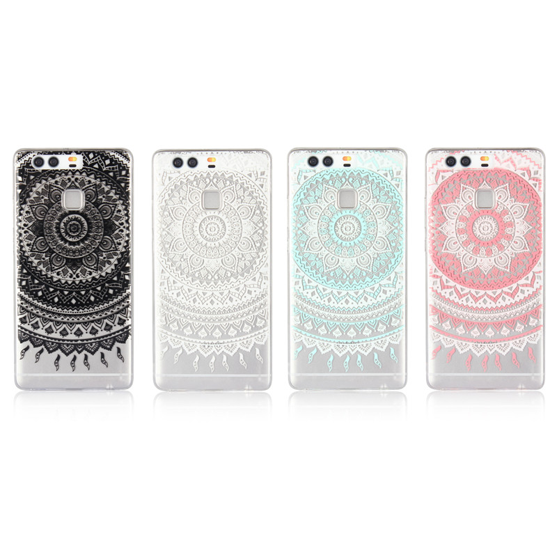 Huawei P9/P8/P10 lite/Mate10 pro/nova2 plus/Honor 9 8 Mandala pattern hard PC ultra-thin shock cover