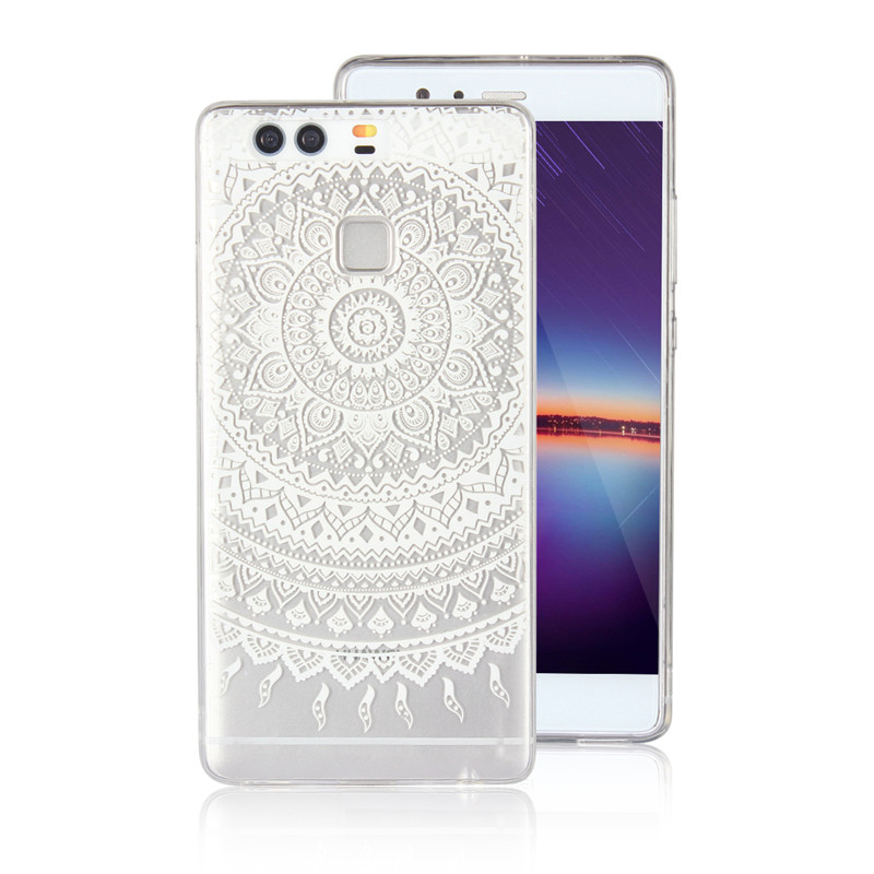 Huawei P9/P8/P10 lite/Mate10 pro/nova2 plus/Honor 9 8 Mandala pattern hard PC ultra-thin shock cover