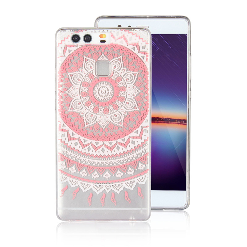Huawei P9/P8/P10 lite/Mate10 pro/nova2 plus/Honor 9 8 Mandala pattern hard PC ultra-thin shock cover
