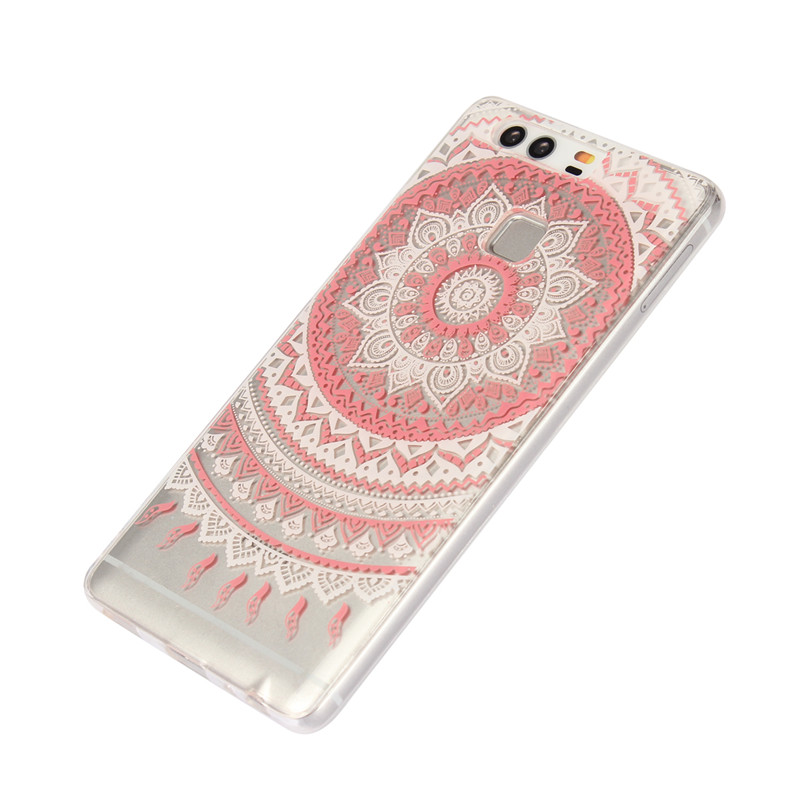 Huawei P9/P8/P10 lite/Mate10 pro/nova2 plus/Honor 9 8 Mandala pattern hard PC ultra-thin shock cover