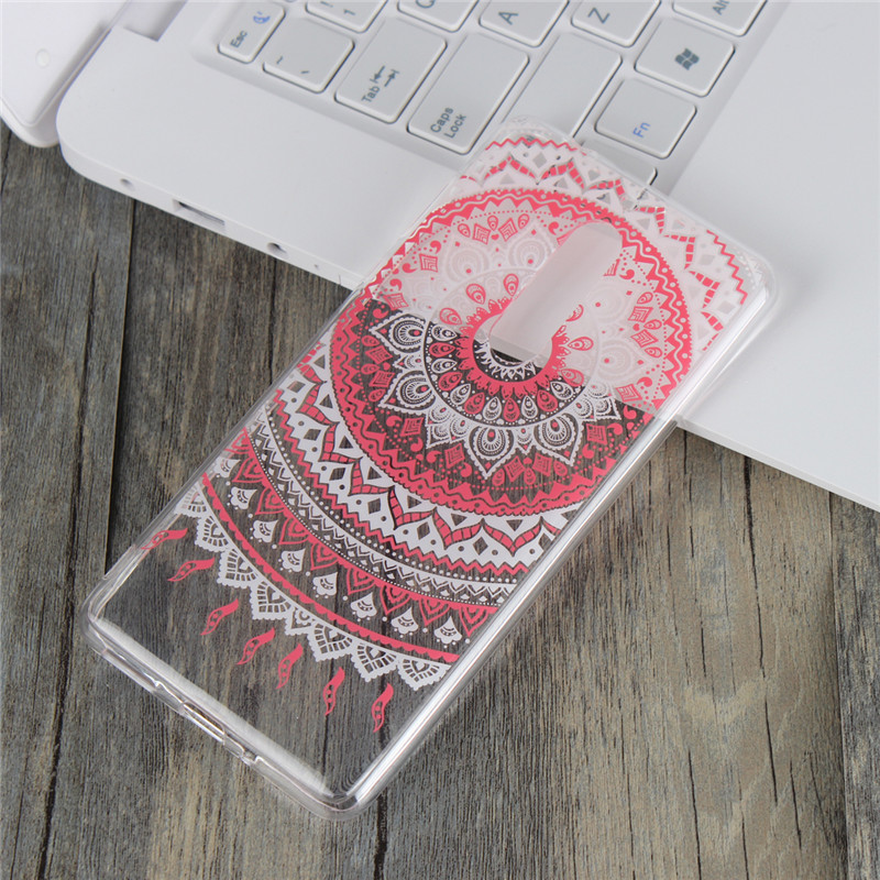 Nokia 5/Nokia 6/Nokia 8 Cases ,Mandala pattern transparent hard PC ultra-thin shockproof cover