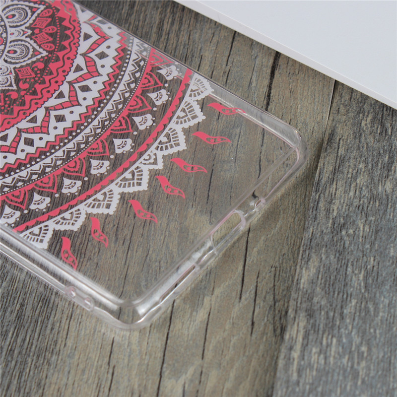 Nokia 5/Nokia 6/Nokia 8 Cases ,Mandala pattern transparent hard PC ultra-thin shockproof cover