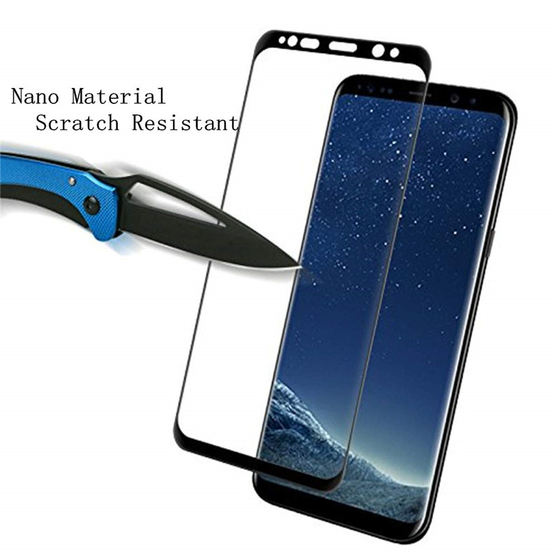 Samsung Galaxy S9 S8 Plus S7/Note 8 Screen Protector[3D Full Coverage][Eye Protection]Tempered Glass