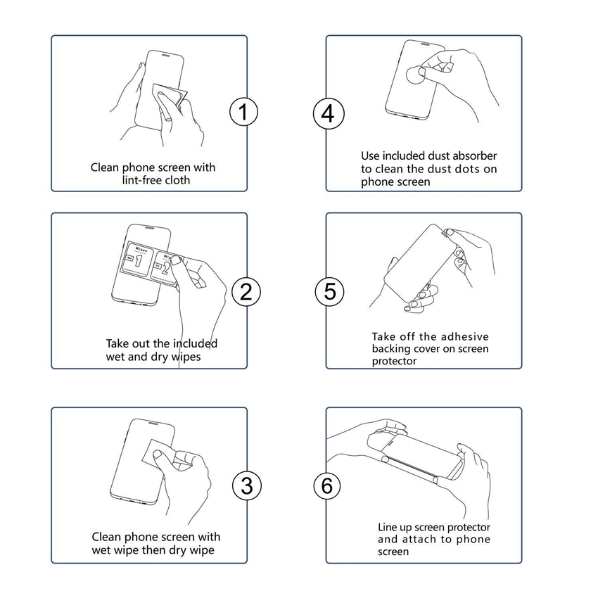 Apple iPhone 6 6s 7 8 Plus Screen Protector[Full Screen Coverage][Eye Protection]Tempered Glass