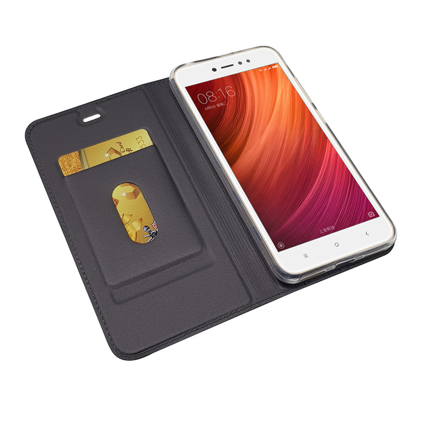 Xiaomi Redmi Note 5 6 Note 5A Note 4X/Note 4 New magnetic shockproof PU protective leather case