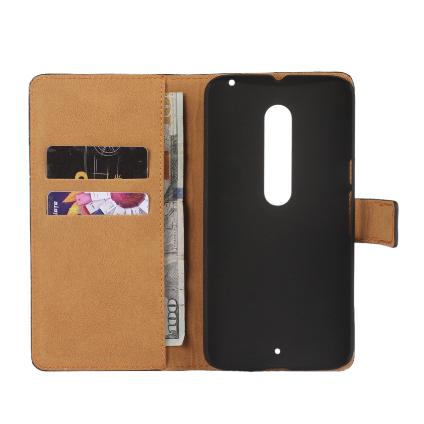 Motorola Moto X Force Moto X style Moto G G3[Card Slot]Shockproof Folio Flip Wallet Leather Case
