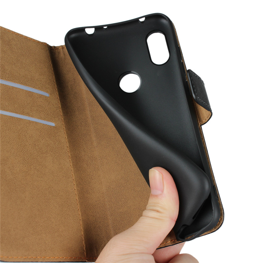 Xiaomi Redmi Note 6 Note 5 3 Note 4 4X Note 5A Cover [Card Slot]Shockproof Flip Wallet Leather Case
