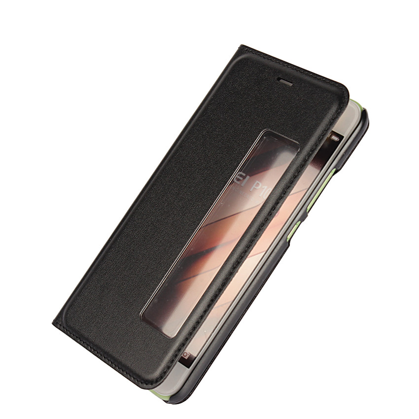 Huawei P10 Plus P9 Plus P9 P10 P8 Lite Case[visual window]Shockproof Flip Leather Covers
