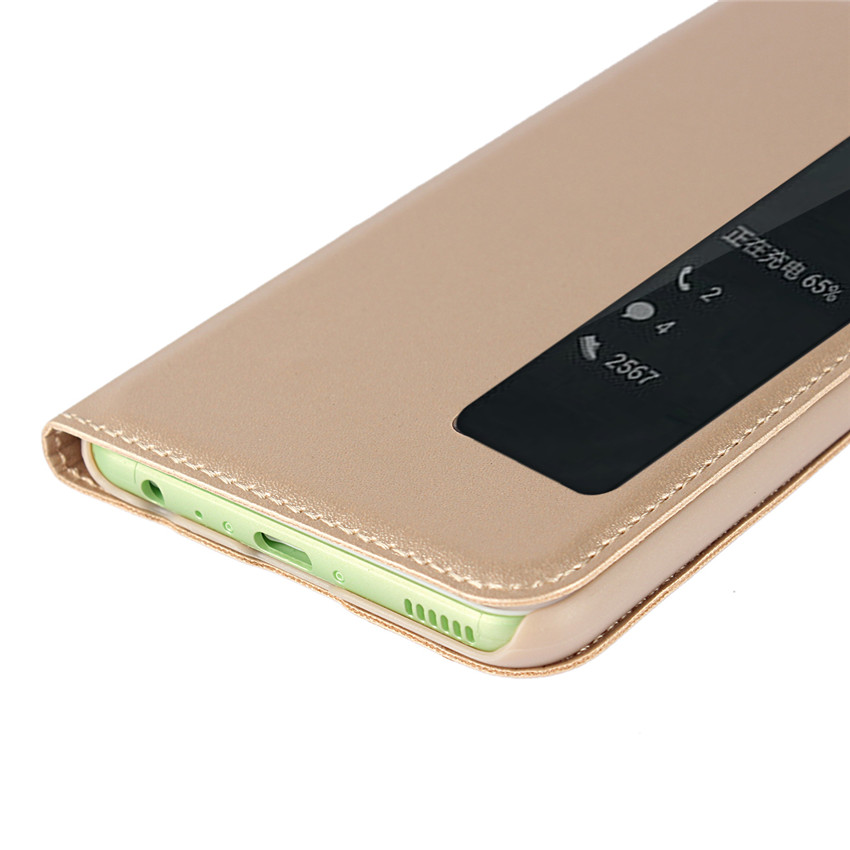 Huawei P10 Plus P9 Plus P9 P10 P8 Lite Case[visual window]Shockproof Flip Leather Covers