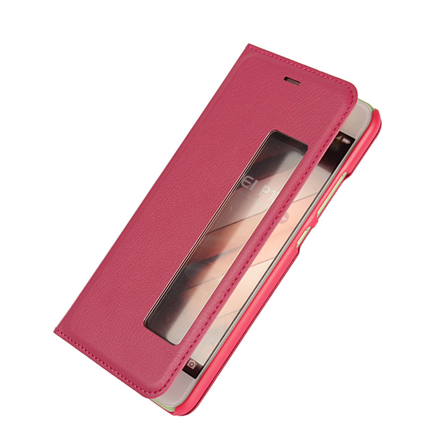 Huawei P10 Plus P9 Plus P9 P10 P8 Lite Case[visual window]Shockproof Flip Leather Covers