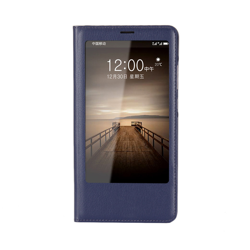 Huawei Mate 9 Mate 8 Mate 10 Pro Nova 2 Plus [visual window]Shockproof Flip Leather Cover