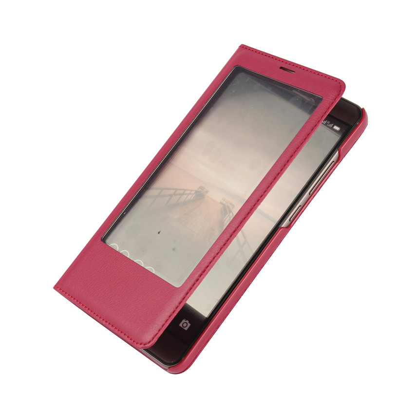 Huawei Mate 9 Mate 8 Mate 10 Pro Nova 2 Plus [visual window]Shockproof Flip Leather Cover