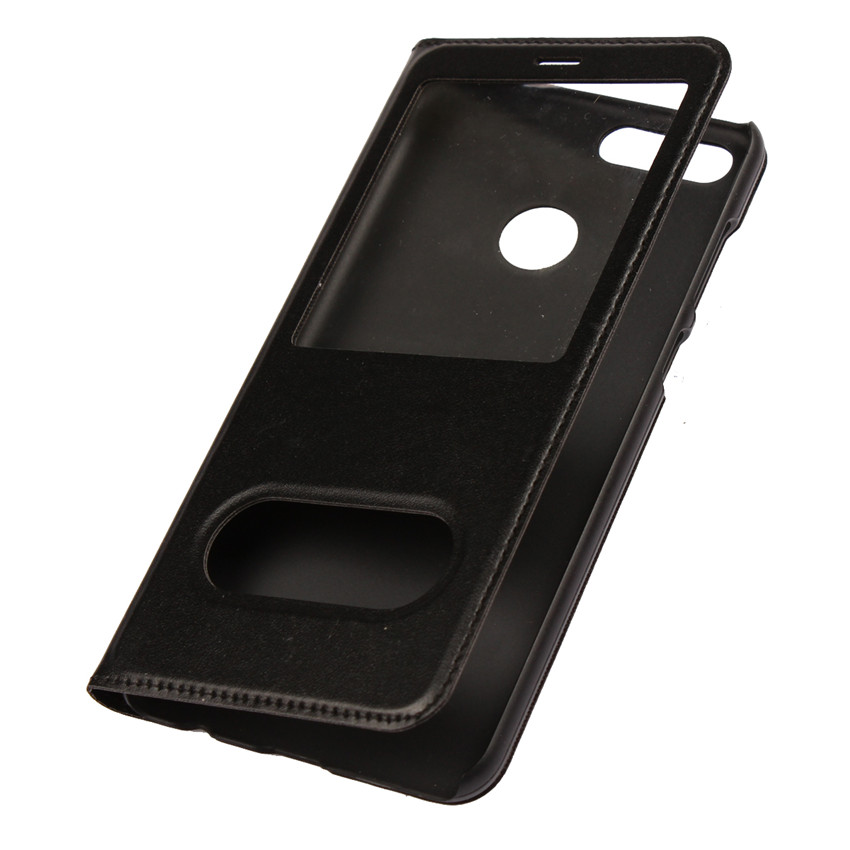 Huawei honor 7X honor 6X 5X 4X honor 6A 5A Case[visual window]Shockproof Flip Leather Cover