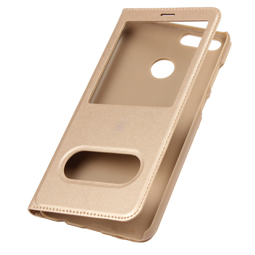 Huawei honor 7X honor 6X 5X 4X honor 6A 5A Case[visual window]Shockproof Flip Leather Cover