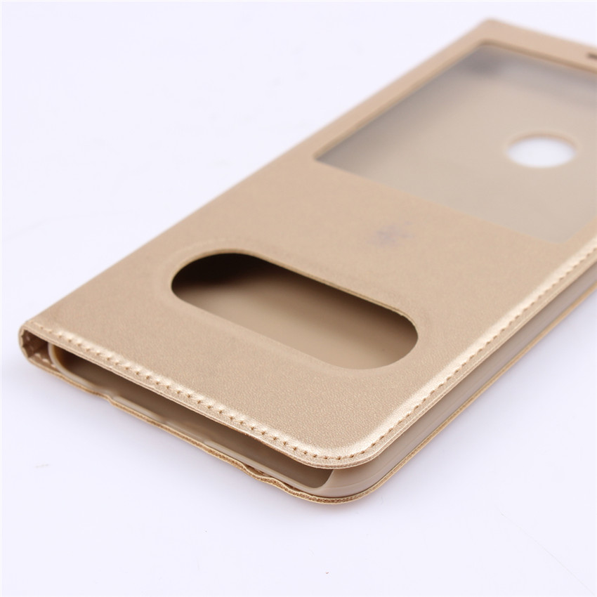 Huawei honor 7X honor 6X 5X 4X honor 6A 5A Case[visual window]Shockproof Flip Leather Cover