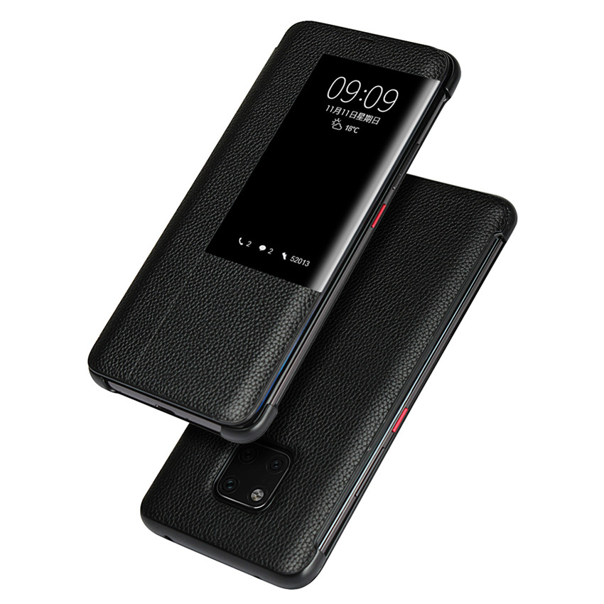 Huawei Mate 20 Pro mate20 Pro Case [Visual Window] [PC Interior] Shockproof Flip Protection Cover