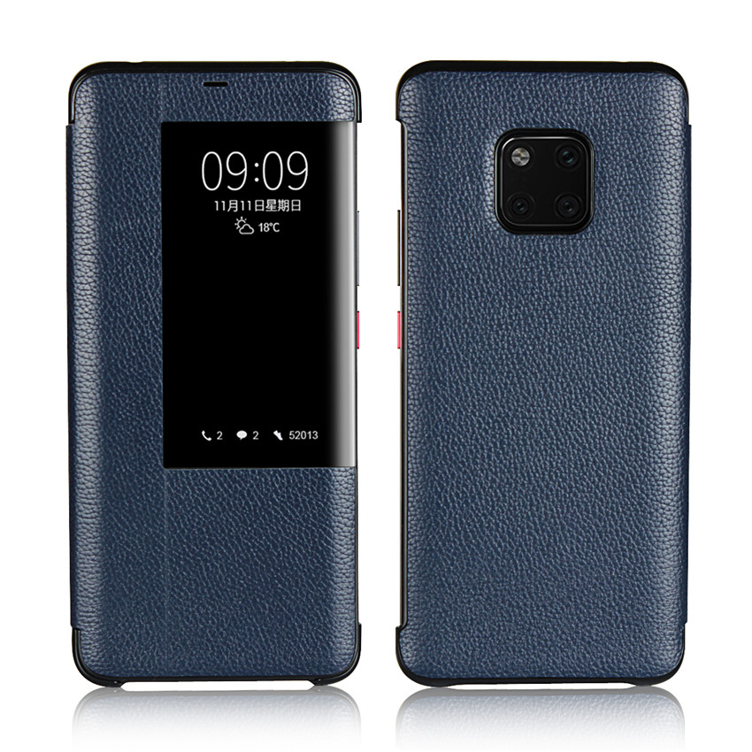 Huawei Mate 20 Pro mate20 Pro Case [Visual Window] [PC Interior] Shockproof Flip Protection Cover