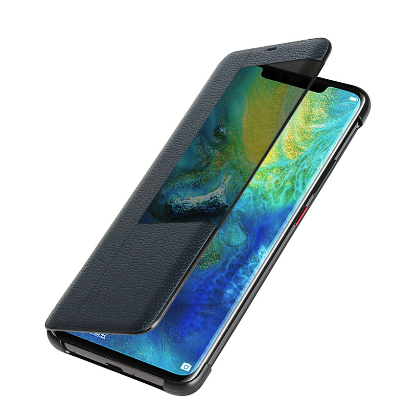Huawei Mate 20 Pro mate20 Pro Case [Visual Window] [PC Interior] Shockproof Flip Protection Cover
