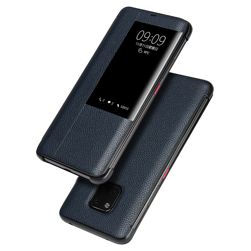 Huawei Mate 20 Pro mate20 Pro Case [Visual Window] [PC Interior] Shockproof Flip Protection Cover