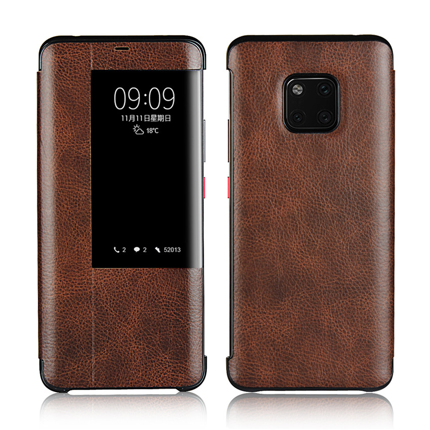Huawei Mate 20 Pro mate20 Pro Case [Visual Window] [PC Interior] Shockproof Flip Protection Cover
