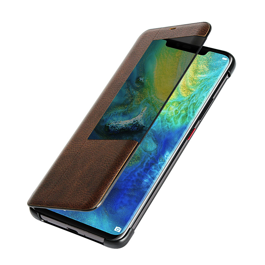 Huawei Mate 20 Pro mate20 Pro Case [Visual Window] [PC Interior] Shockproof Flip Protection Cover
