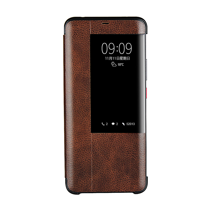 Huawei Mate 20 Pro mate20 Pro Case [Visual Window] [PC Interior] Shockproof Flip Protection Cover