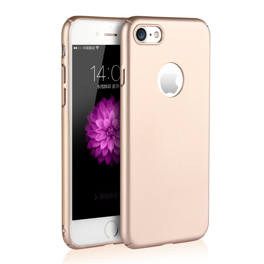 Apple iPhone 6 6s 7 8 Plus Ultra-thin hard PC protective shell anti-fall anti-skid protective Case
