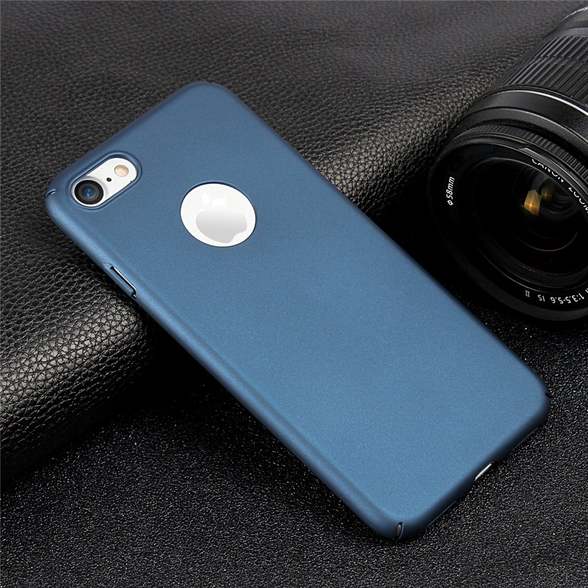 Apple iPhone 6 6s 7 8 Plus Ultra-thin hard PC protective shell anti-fall anti-skid protective Case