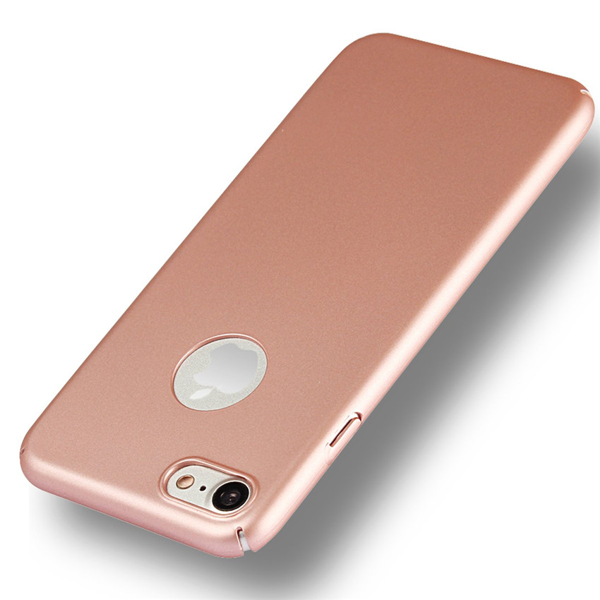 Apple iPhone 6 6s 7 8 Plus Ultra-thin hard PC protective shell anti-fall anti-skid protective Case