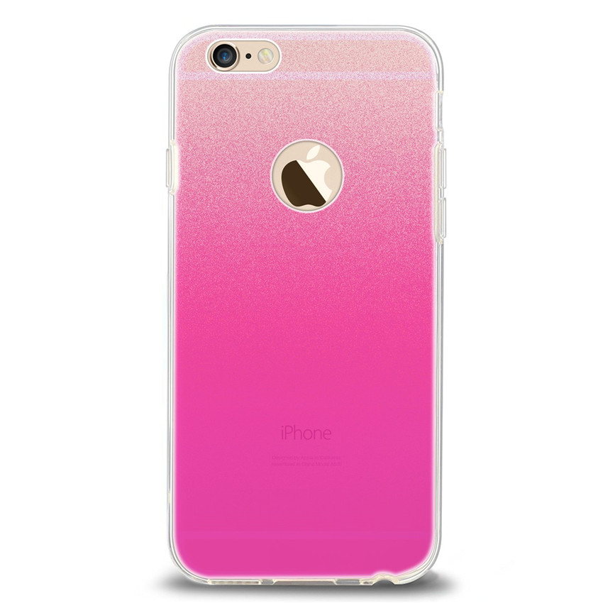 Apple iPhone 6 6s 7 8 Plus 5s Luxury flash back case ultra-thin anti-fall anti-skid Protective Case