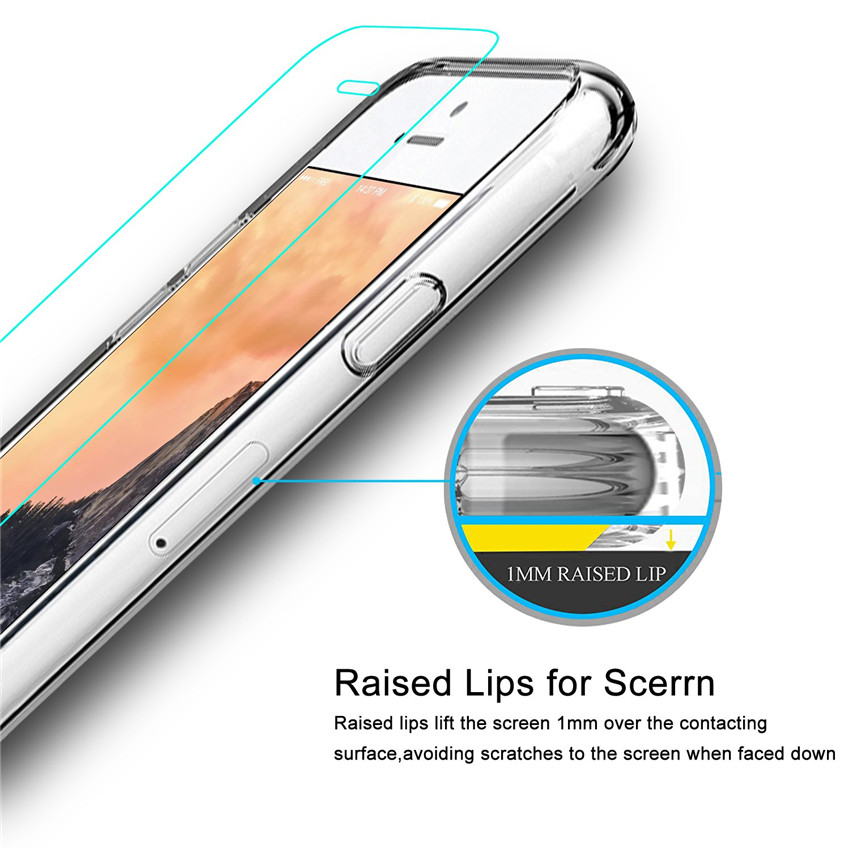 Apple iPhone 6 6s 7 8 Plus 5s Luxury flash back case ultra-thin anti-fall anti-skid Protective Case