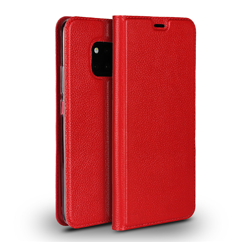 Huawei Mate 20 Pro mate 20 First Layer Cowhide[Ultra-Thin][Magnetic Closure] Flip Protective Case