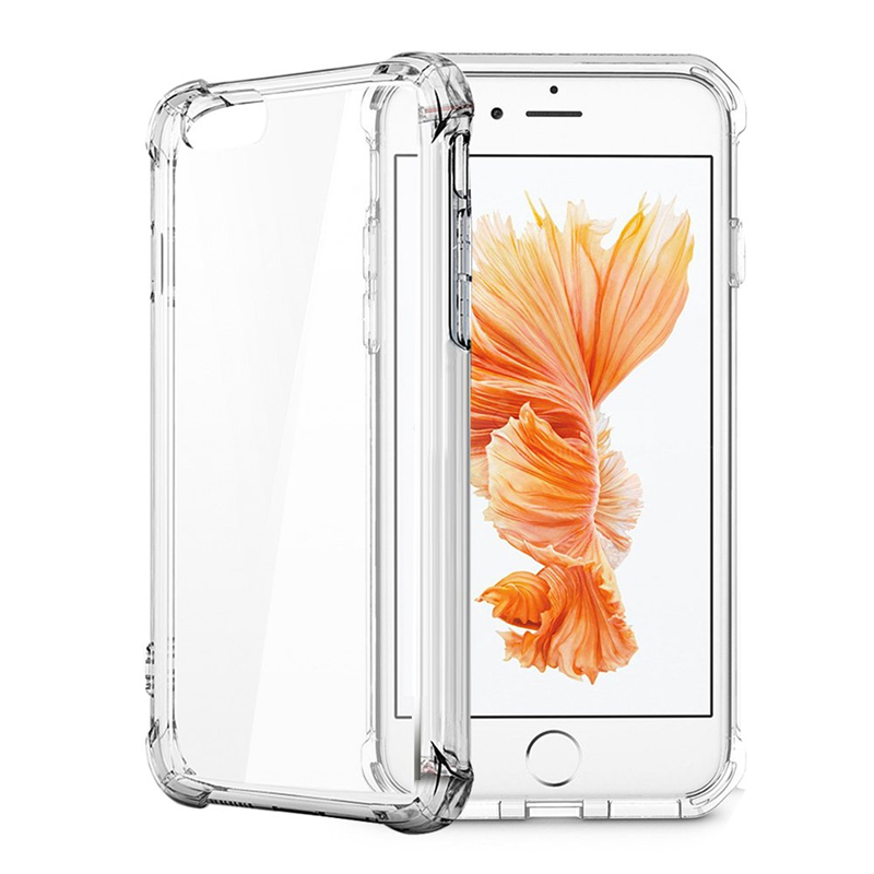 iPhone 6 6s 7 8 Plus 5s iPhone X Xs max XR Case Anti-fall[transparent]TPU rubber protective cover