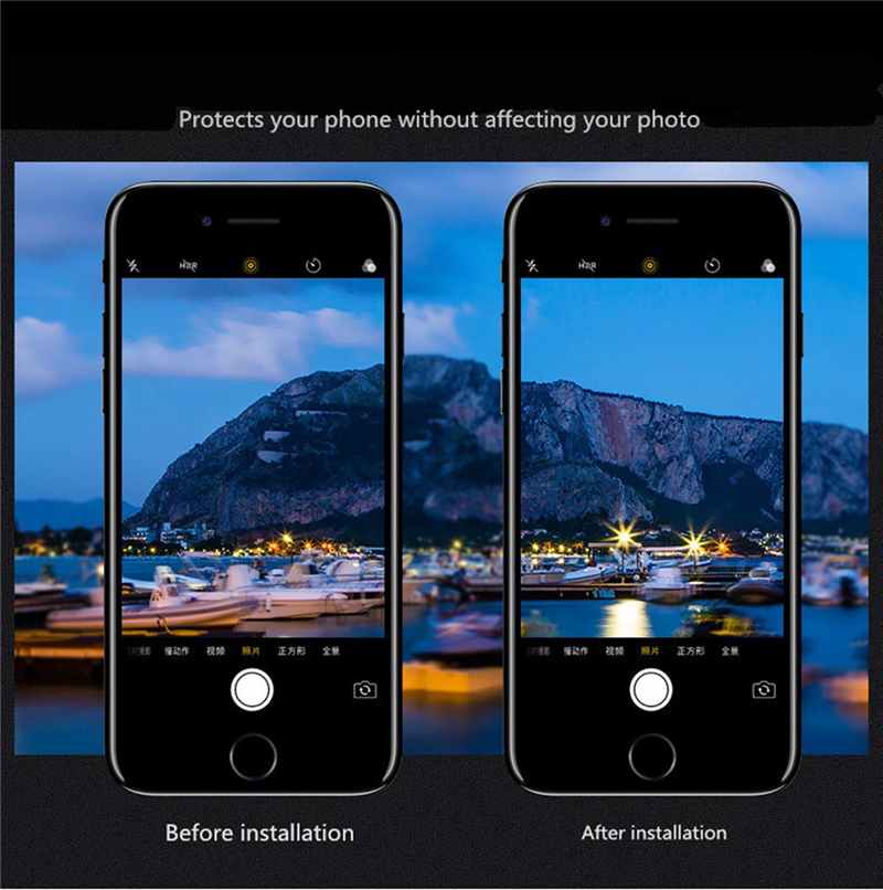 iPhone 7 8 Plus iPhone X/Xs MAX XR Camera Lens protective film[anti-scratch][Ultra HD]lens coverag