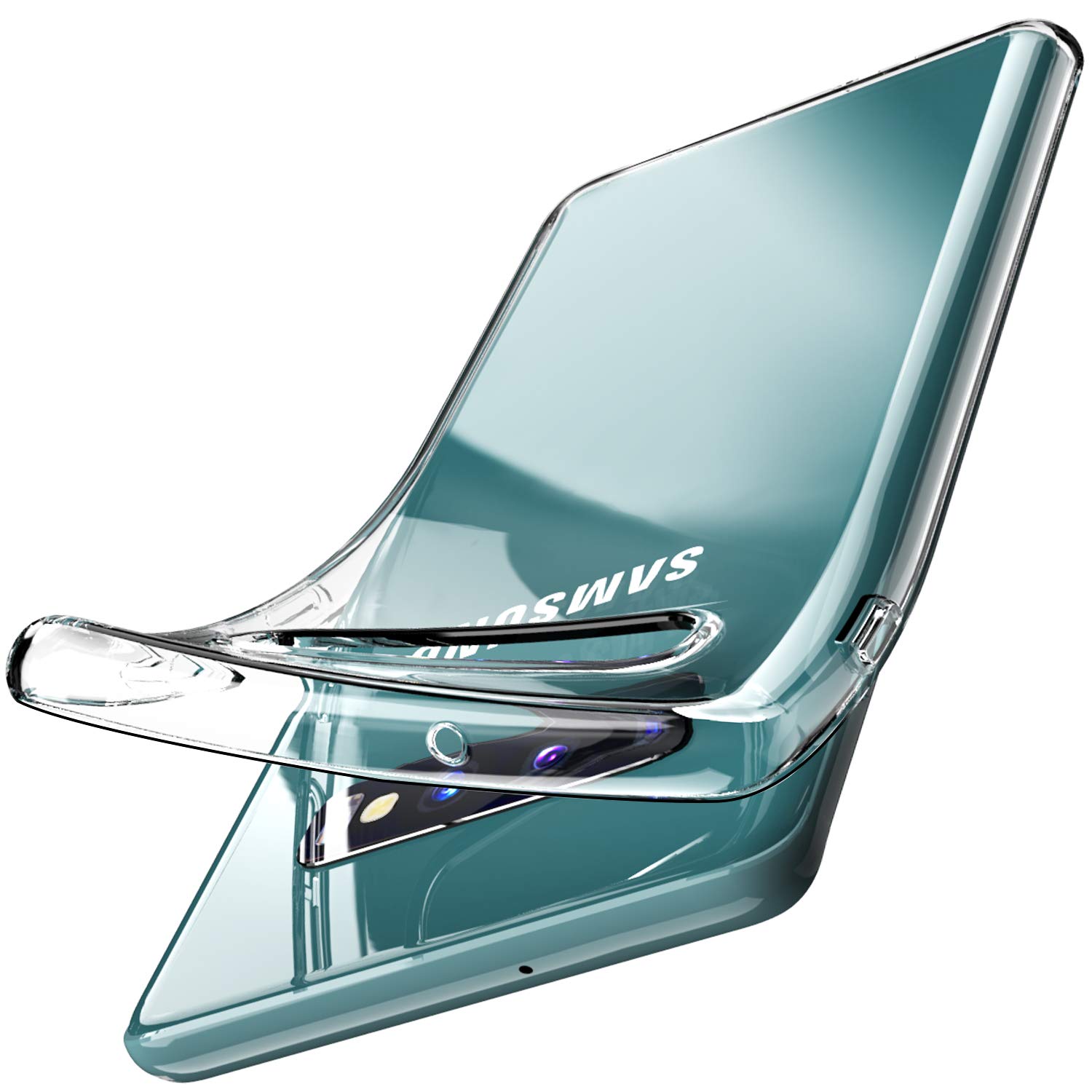 Samsung Galaxy S10 Lite S9 Plus S8 Plus S10 Case Anti-fall[transparent]Thin TPU protective cover