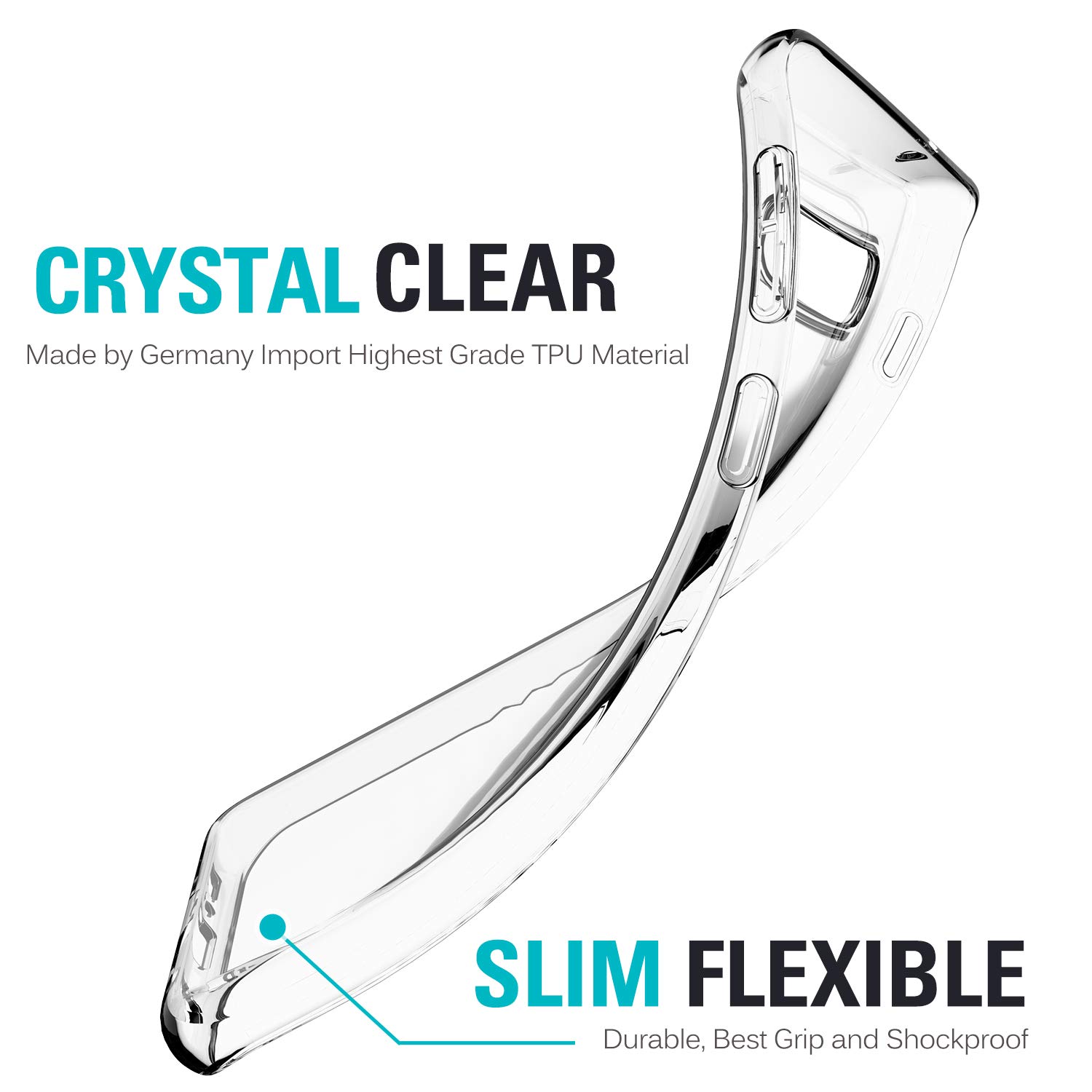 Samsung Galaxy S10 Lite S9 Plus S8 Plus S10 Case Anti-fall[transparent]Thin TPU protective cover