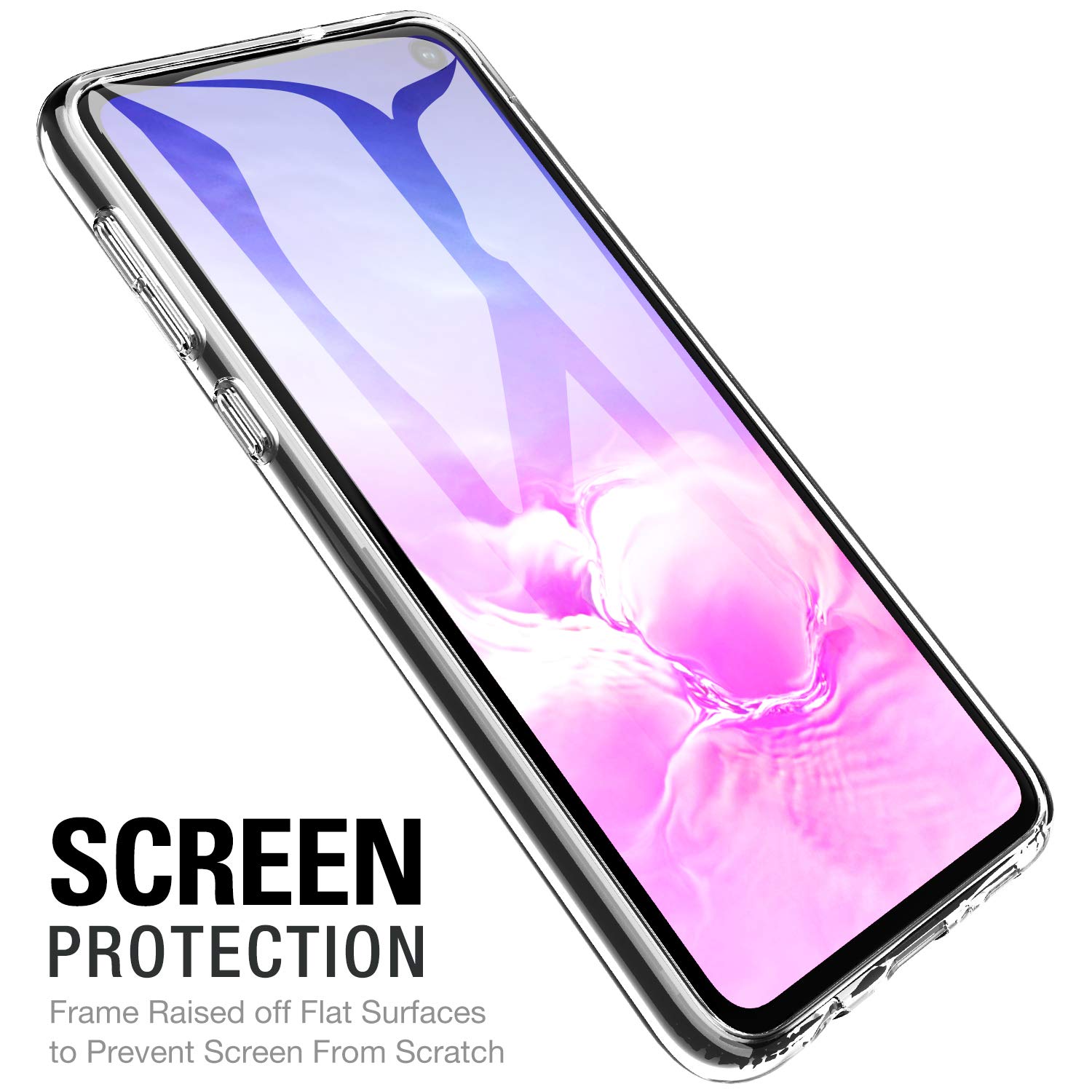 Samsung Galaxy S10 Lite S9 Plus S8 Plus S10 Case Anti-fall[transparent]Thin TPU protective cover
