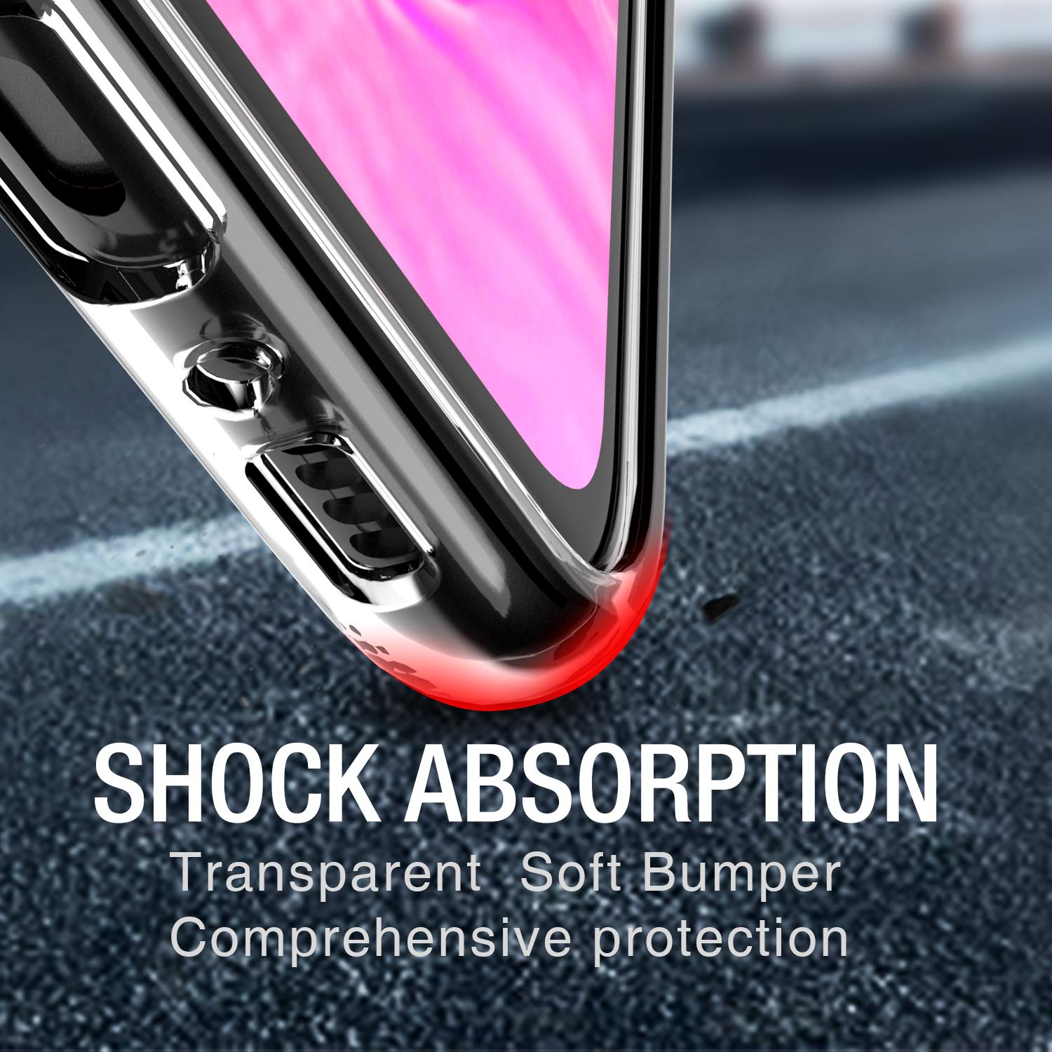 Samsung Galaxy S10 Lite S9 Plus S8 Plus S10 Case Anti-fall[transparent]Thin TPU protective cover