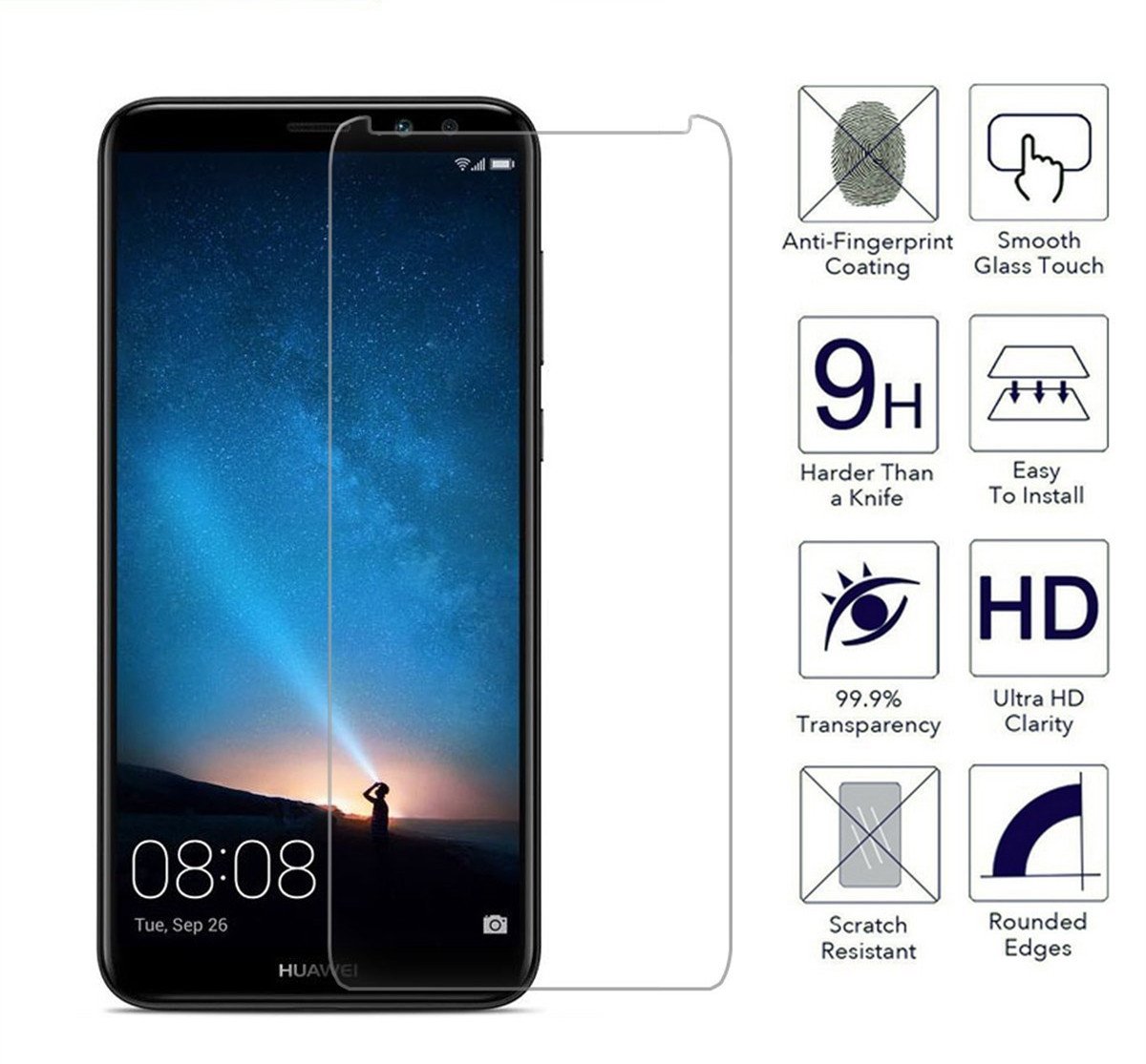 Huawei P20 Pro P10 Plus P20 Lite P9 Plus P8 P7 Case Anti-fall[transparent]Thin TPU protective cover